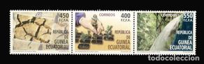 Timbres: G. ECUATORIAL. 418/20 PLANTAS MEDICINALES